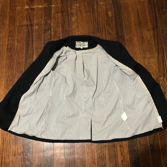 Black Blazer w/Tan Cloth & Stone Button Down - Picture 5 of 10